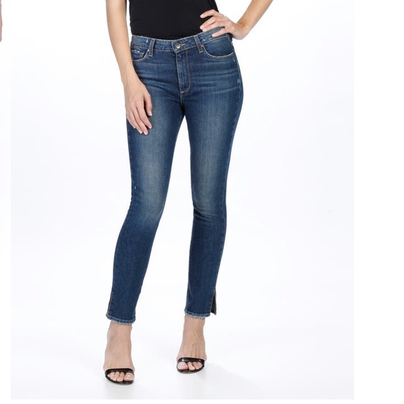 Paige Hoxton High Waist Ankle Peg Jeans Size 25 - Picture 3 of 13